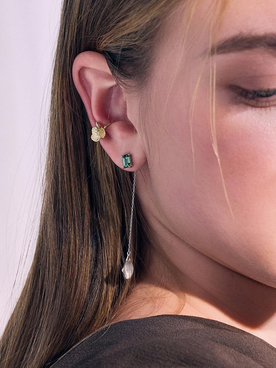 DIDIER DUBOT RADIDI Single Earring (Gold) (JDDEN5S149G)