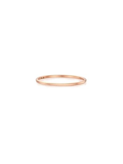 DIDIER DUBOT Rose Gold Celestite Glass Ring (JDRRRQS01XX)