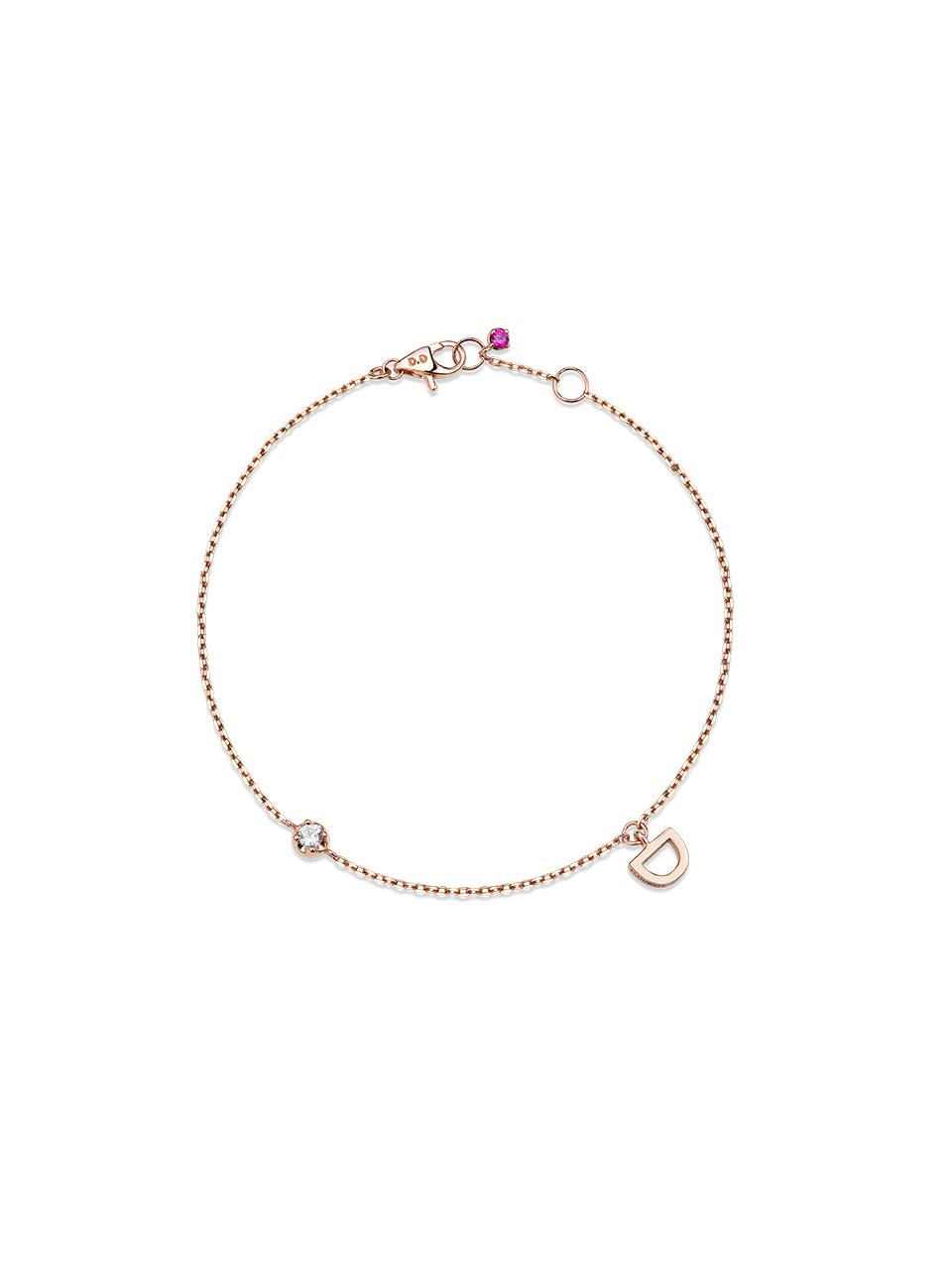 DIDIER DUBOT Rose Gold Sapphire Ruby Bracelet (JDRBRXF239C)