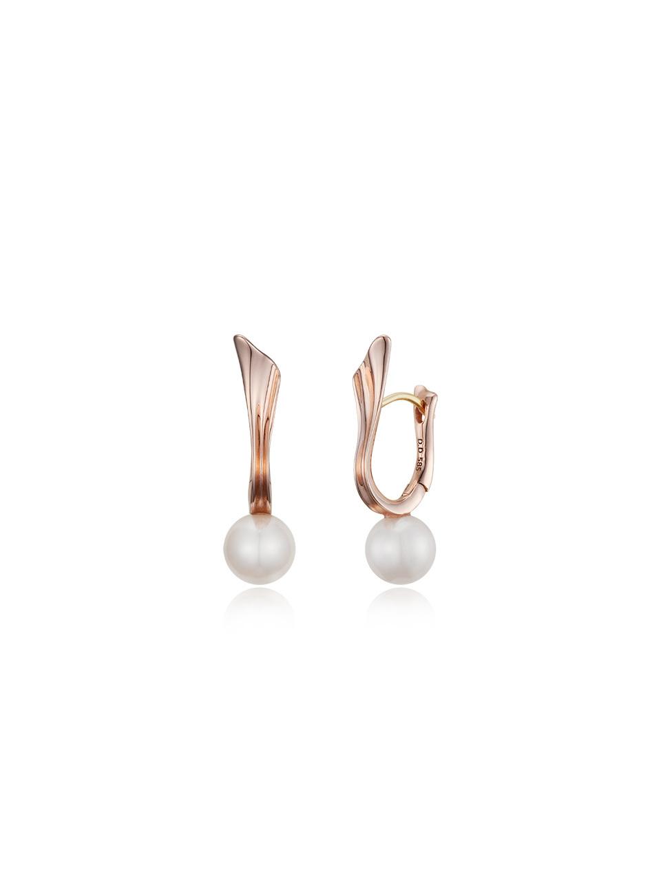 DIDIER DUBOT Round Glass Interchangeable Earrings (JDDERXF086W)