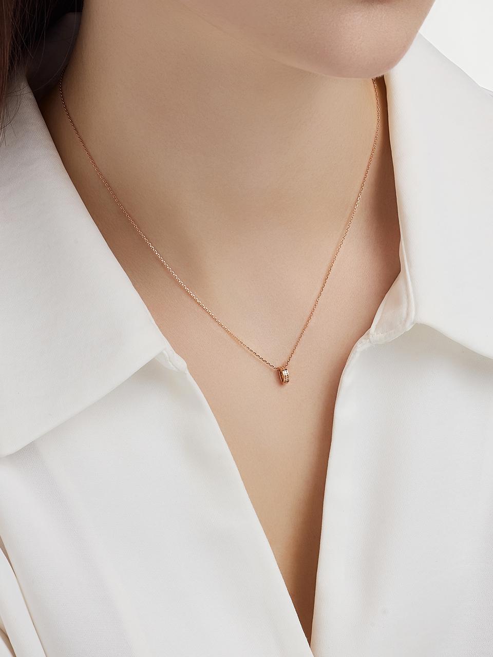 DIDIER DUBOT Sensual Mariage Gold Necklace (JDSNR5S12XX)