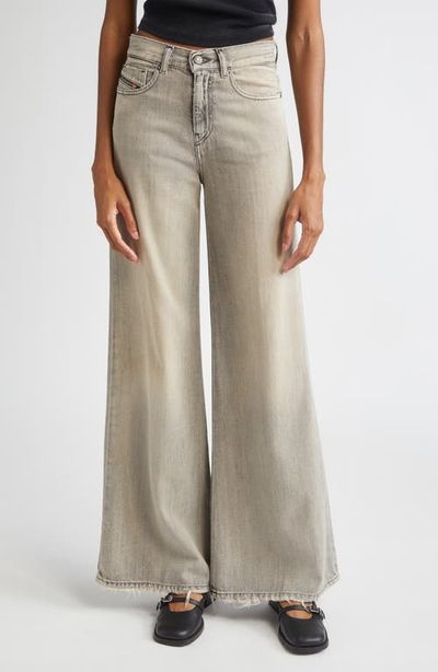 DIESEL® DIESEL® 1978 D-Akemi Distressed Flare Leg Jeans