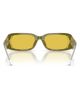 DIESEL® DIESEL® 53mm Rectangular Sunglasses - 5