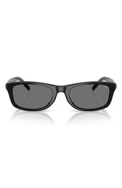 DIESEL® DIESEL® 54mm Polarized Rectangular Sunglasses
