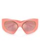 DIESEL® DIESEL® 56mm Mirrored Cat Eye Sunglasses - 4