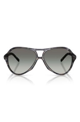 DIESEL® DIESEL® 57mm Gradient Pilot Sunglasses