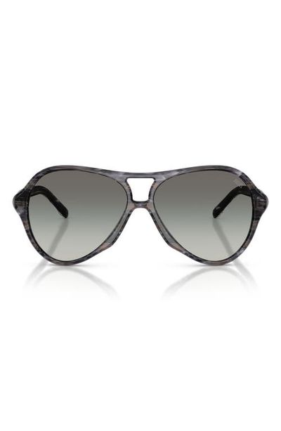 DIESEL® DIESEL® 57mm Gradient Pilot Sunglasses