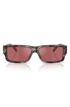 DIESEL® DIESEL® 57mm Rectangular Sunglasses