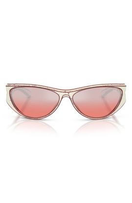 DIESEL® DIESEL® 63mm Oversize Cat Eye Sunglasses