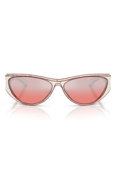 DIESEL® DIESEL® 63mm Oversize Cat Eye Sunglasses