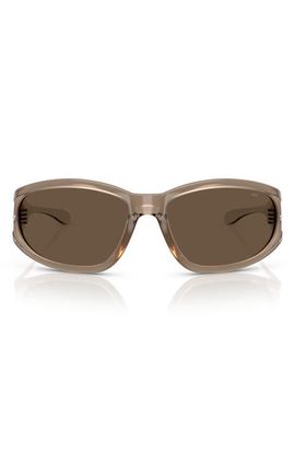 DIESEL® DIESEL® 65mm Oversize Wrap Sunglasses