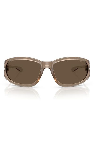 DIESEL® DIESEL® 65mm Oversize Wrap Sunglasses