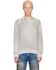 Diesel Diesel Beige Faded Reverse Print Polo - 1