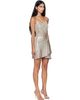 Diesel Diesel Beige Stretch Jersey & Metallic Finish Minidress - 2