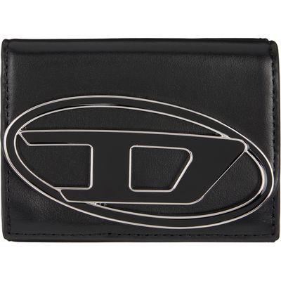 Diesel Diesel Black 1DR Tri Fold Coin XS LI Wallet