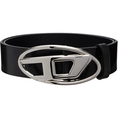 Diesel Diesel Black 3.9cm Leather Belt