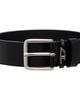 Diesel Diesel Black 4cm Crinkle Leather Belt - 1