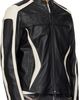 Diesel Diesel Black & Off-White L-Adam Leather Jacket - 2