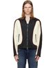 Diesel Diesel Black & Off-White Nylon Color Block & Piping Details Jacket - 1