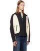 Diesel Diesel Black & Off-White Nylon Color Block & Piping Details Jacket - 2