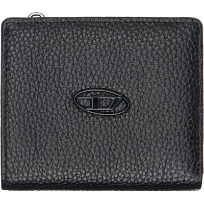 Diesel Diesel Black Bi-Fold Zip Wallet