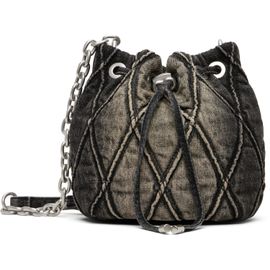 Diesel Diesel Black Charm-D Bucket S Bag