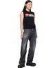 Diesel Diesel Black Chest Logo Print Tank Top - 4