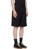 Diesel Diesel Black Cotton Stonewash Treatment Shorts - 2
