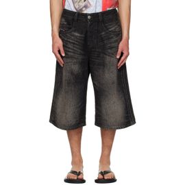 Diesel Diesel Black D-Enim-M-Short-S Denim Shorts