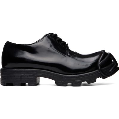 Diesel Diesel Black D-Hammer-Leather Lace-Up Oxfords