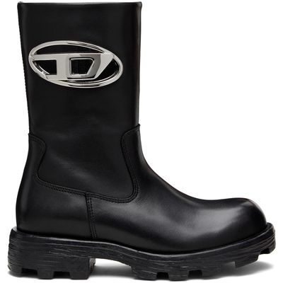 Diesel Diesel Black D-Hammer Ankle Boots