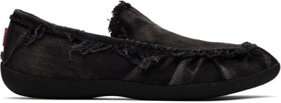 Diesel Diesel Black D-Shock Moc Slip-on Loafers