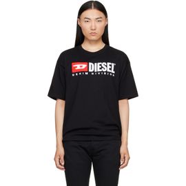 Diesel Diesel Black Diesel Patch Logo T-shirt