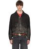 Diesel Diesel Black Dirty-Effect Denim Trucker Jacket - 1