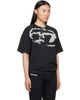 Diesel Diesel Black Distressed Flocked Logo T-shirt - 2