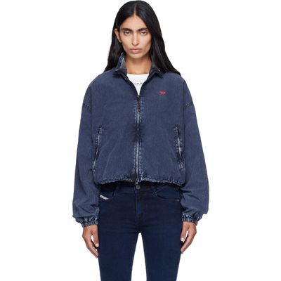 Diesel Diesel Black Faded Bomber Jacket