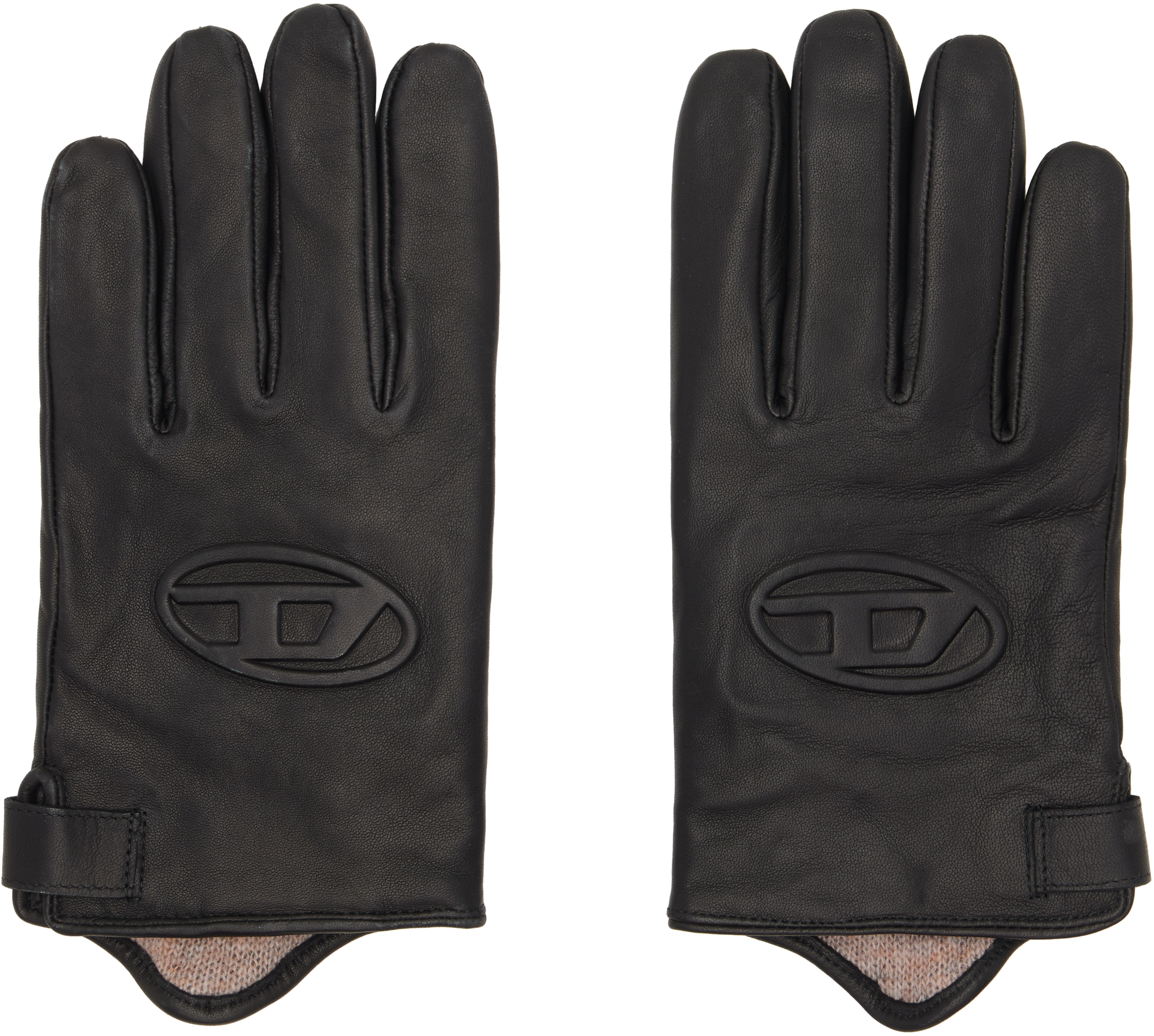 Mugler - Black M-Clasp Bolero Sleeve Gloves