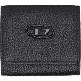 Diesel Diesel Black Grainy Leather Coin Purse