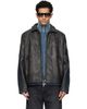 Diesel Diesel Black J-Hole Faux-Leather Jacket - 1