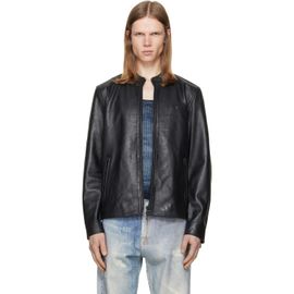 Diesel Diesel Black L-Tad-Wrd Leather Jacket