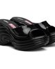 Diesel Diesel Black Melissa Edition Platform Mule Heeled Sandals - 4