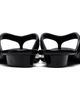Diesel Diesel Black Melissa Edition Quantum Thong Sandals - 2