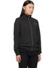Diesel Diesel Black Mock Neck Metallic Oval D Track Jacket - 2