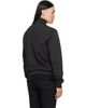 Diesel Diesel Black Mock Neck Metallic Oval D Track Jacket - 3