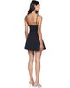 Diesel Diesel Black Oval D Logo Cotton Minidress - 3