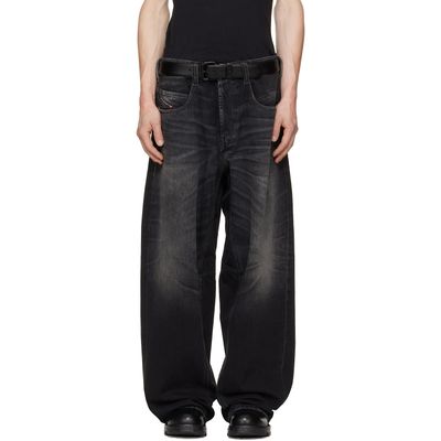 Diesel Diesel Black Regular Waist 1997 D-Enim-M Relaxed Jeans