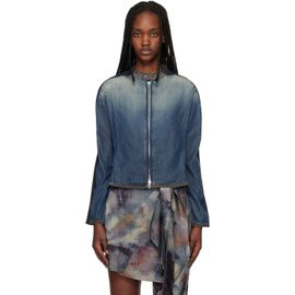 Diesel Diesel Blue & Black De-Kaki-S Denim Jacket