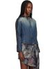 Diesel Diesel Blue & Black De-Kaki-S Denim Jacket - 2