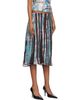 Diesel Diesel Blue & Brown O-Lima Midi Skirt - 2