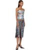 Diesel Diesel Blue & Brown O-Lima Midi Skirt - 4